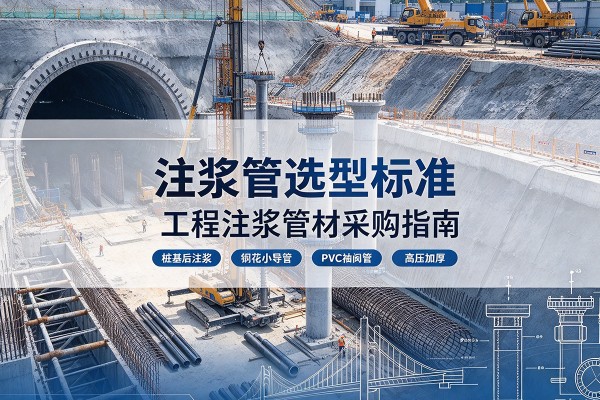 彬州注浆管选型标准
