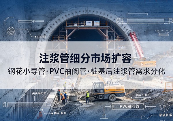 彬州注浆管细分市场扩容，隧道钢花小导管、PVC 袖阀管、桩基后注浆管需求分化